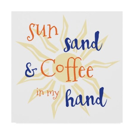 Trademark Fine Art Erin Clark 'Sun Sand' Canvas Art, 24x24 ALI22692-C2424GG